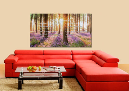 Calm Morning Sunrise & 10 Commandments Wall Art - Christian Canvas Wall Art