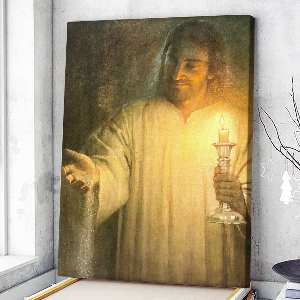 Matthew 5:13-16 NIV - Salt and Light - Jesus Wall Art - Christian Canvas Prints - Faith Canvas - Gift For Christian - Ciaocustom