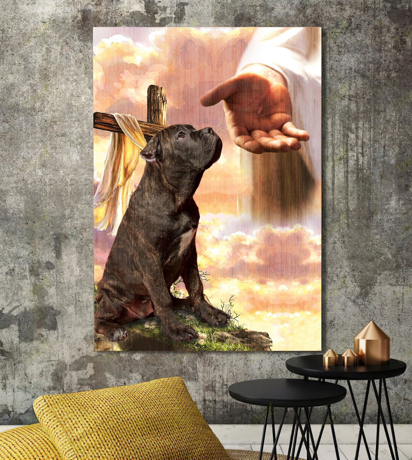 Cane Corso God Hand Photo Canvas - Canvas Decor Ideas