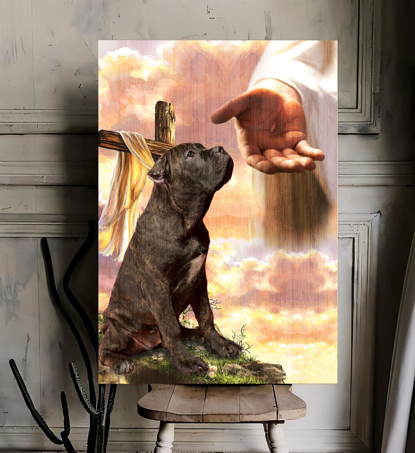 Cane Corso God Hand Photo Canvas - Canvas Decor Ideas