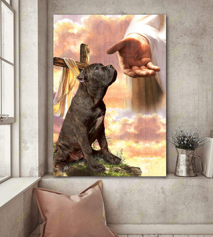 Cane Corso God Hand Photo Canvas - Canvas Decor Ideas