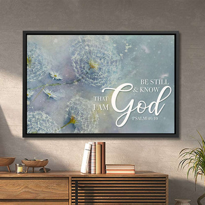 Be Still & Know That I Am God - Jesus Canvas Art - Jesus Poster - Jesus Canvas - Christian Gift - Ciaocustom