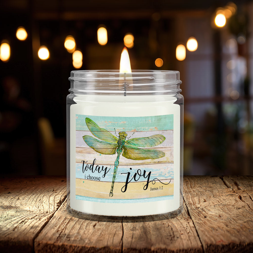 Today I Choose Joy - Scented Candles - Scented Soy Candle - Natural Candle - Soy Wax Candle 9oz - Ciaocustom