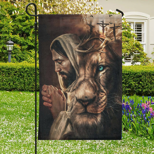 Face Jesus Flag - Christian's Flag - Garden Decor - Christian Gift - Ciaocustom