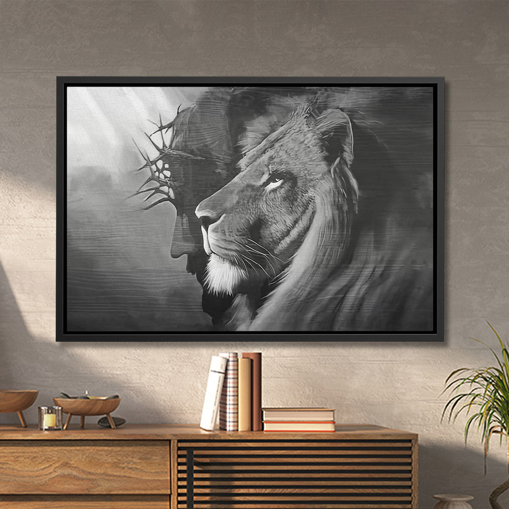 Lion Of Judah - Jesus Canvas Art - Jesus Poster - Jesus Canvas - Christian Gift - Ciaocustom