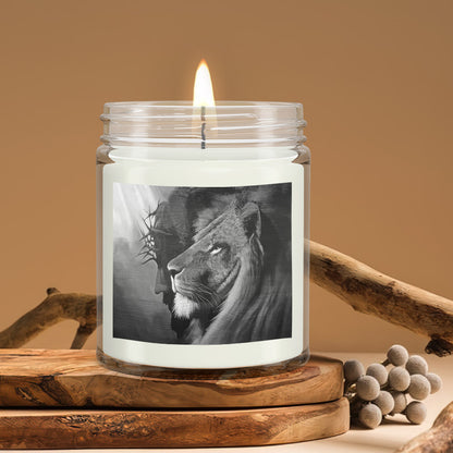 Lion Of Judah - Christian Candles - Bible Verse Candles - Natural Candle - Soy Wax Candle 9oz - Ciaocustom