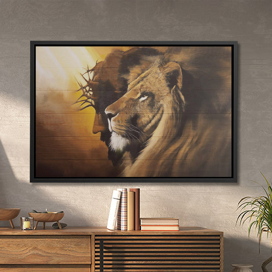Lion Of Judah - Jesus Canvas Poster - Jesus Wall Art - Christ Pictures - Christian Canvas Prints - Faith Canvas - Gift For Christian - Ciaocustom