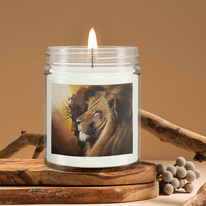 Lion Of Judah - Christian Candles - Bible Verse Candles - Natural Candle - Soy Wax Candle 9oz - Ciaocustom