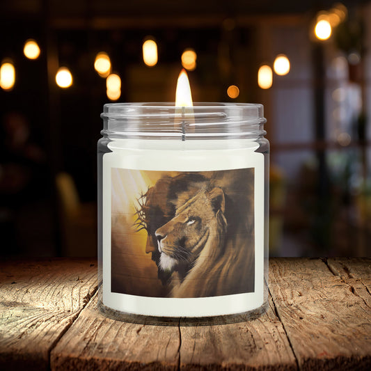 Lion Of Judah - Scented Candles - Scented Soy Candle - Natural Candle - Soy Wax Candle 9oz - Ciaocustom