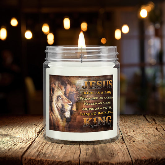 Jesus Born As A Baby - Scented Candles - Scented Soy Candle - Natural Candle - Soy Wax Candle 9oz - Ciaocustom