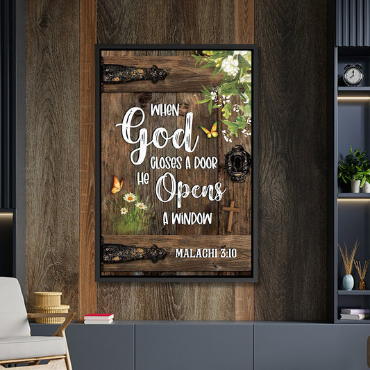 When God Closes A Door He Opens A Window
