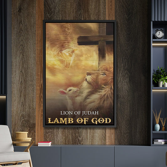 Lion Of Judah - Jesus Canvas Art - Jesus Poster - Jesus Canvas - Christian Gift - Ciaocustom