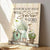 As For Me & My House - We'll Serve The Lord - Bible Verse Canvas - God Canvas - Scripture Canvas Wall Art - Ciaocustom