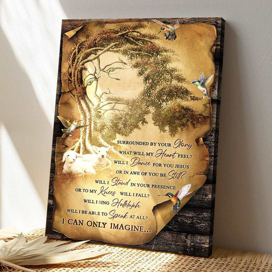 Amazing Tree - I Can Only Imagine - Bible Verse Canvas - God Canvas - Scripture Canvas Wall Art - Ciaocustom