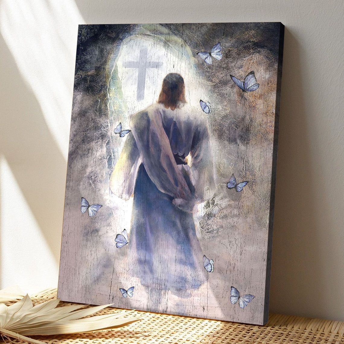 Follow Him Toward The Light - Bible Verse Canvas - God Canvas - Scripture Canvas Wall Art - Ciaocustom