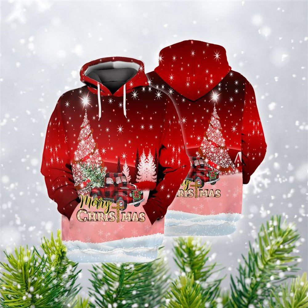 Car Christmas All Over Print 3D Hoodie For Men And Women, Christmas Gift, Warm Winter Clothes, Best Outfit Christmas