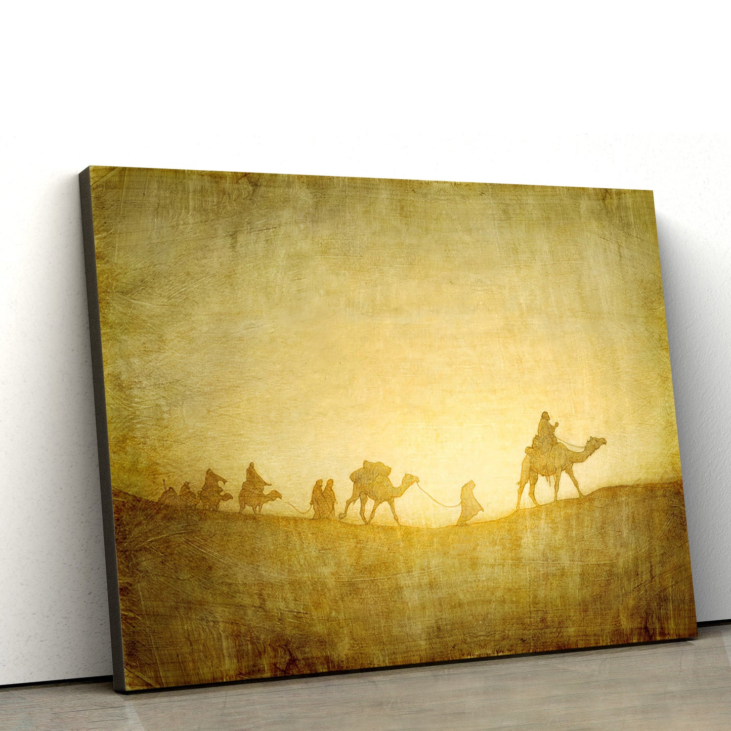 Caravan In The Desert  Canvas Pictures - Jesus Christ Canvas - Christian Wall Art