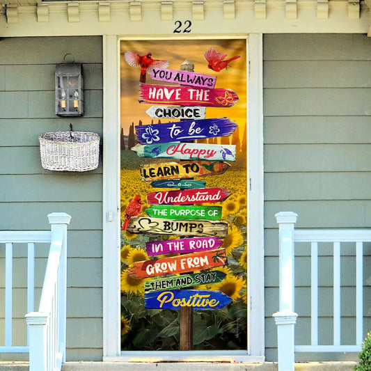 Cardinal Door Cover Bless This - Religious Door Decorations