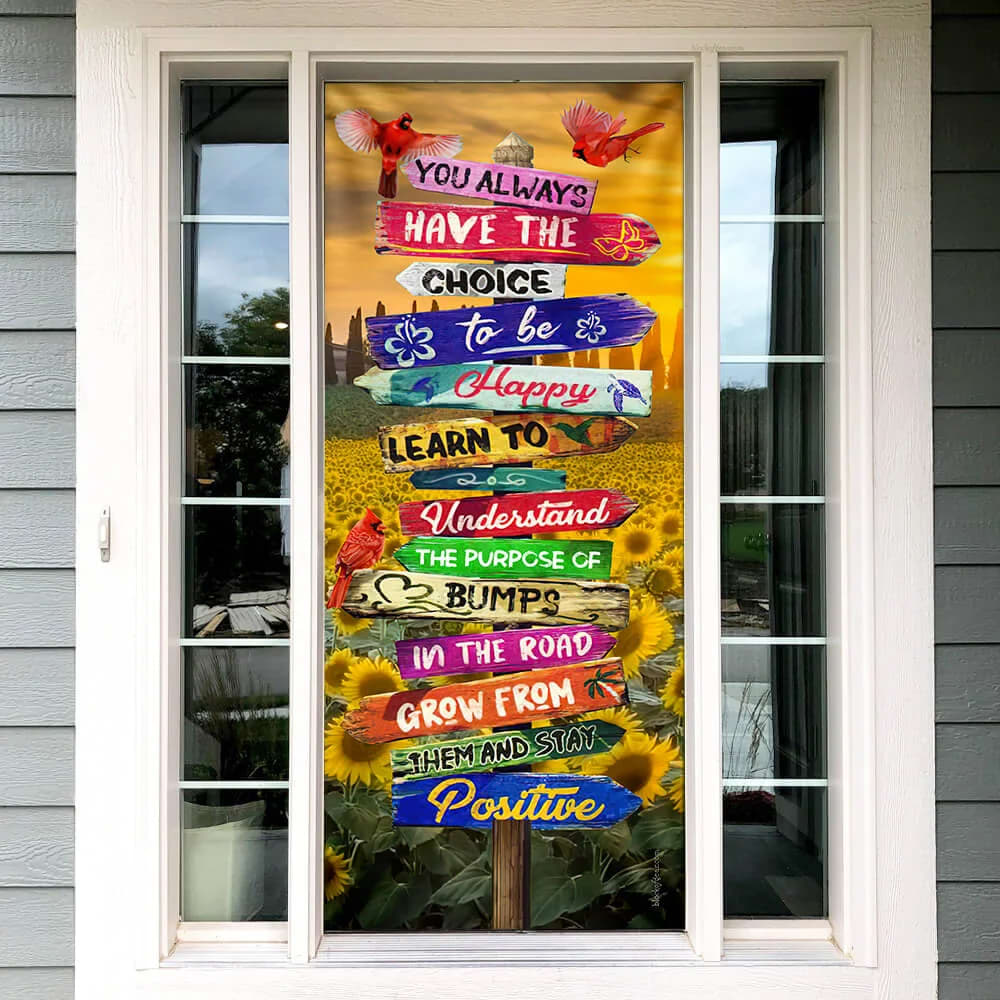 Cardinal Door Cover Bless This - Religious Door Decorations