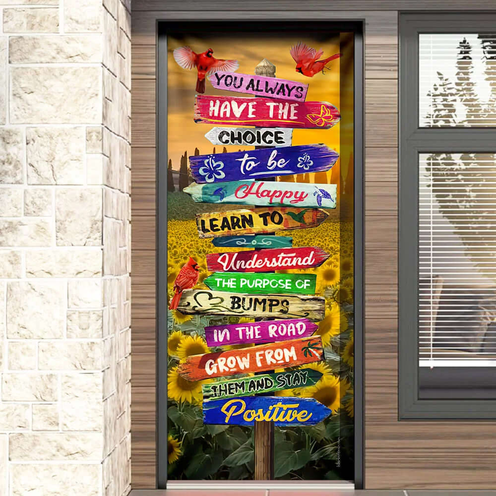 Cardinal Door Cover Bless This - Religious Door Decorations