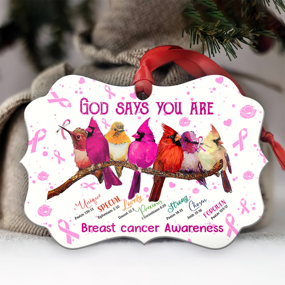 Cardinal Faith Brc Metal Ornament - Christmas Ornament - Christmas Gift