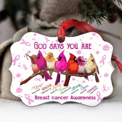 Cardinal Faith Brc Metal Ornament - Christmas Ornament - Christmas Gift