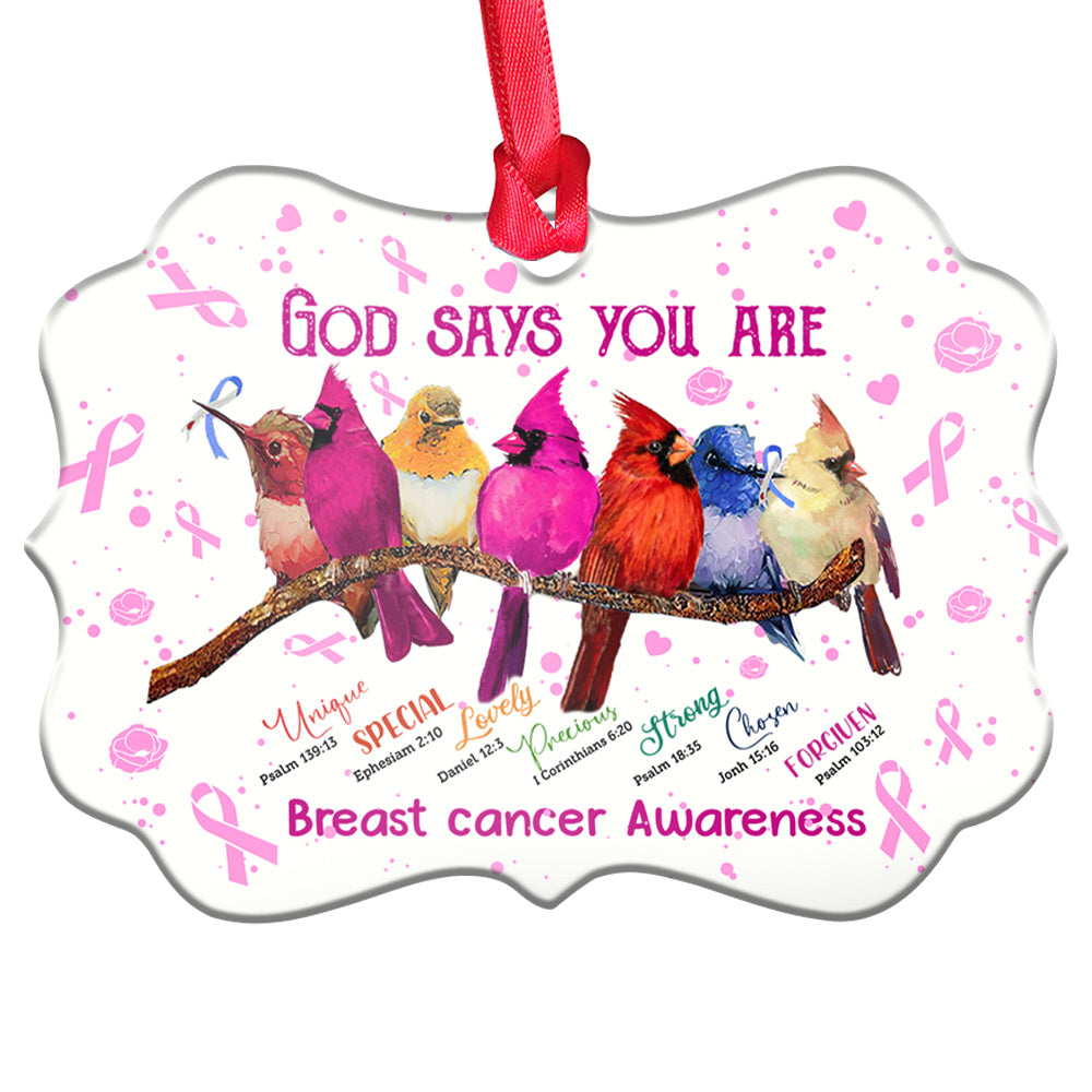 Cardinal Faith Brc Metal Ornament - Christmas Ornament - Christmas Gift