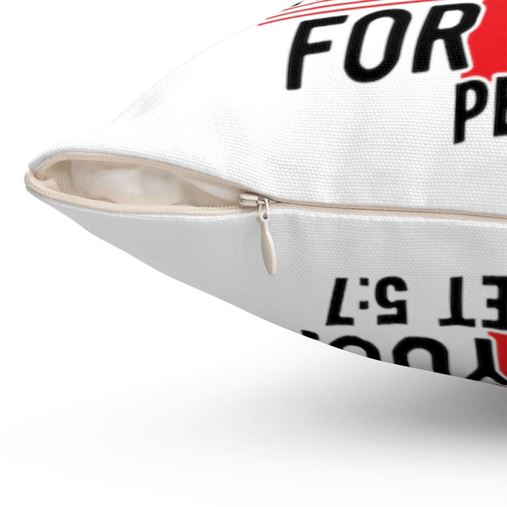 Cast All Your Anxiety On Him Because He Cares For You Peter 57 Christian Pillow