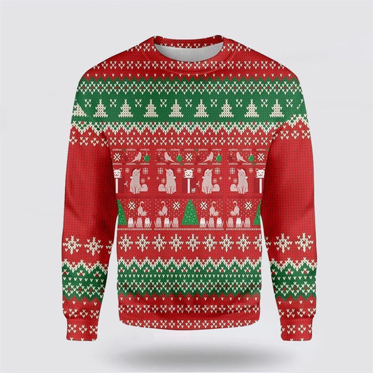 Cat Christmas Present Ugly Christmas Sweater For Men And Women, Best Gift For Christmas, Christmas Fashion Winter