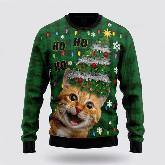 Cat Christmas Tree Ugly Christmas Sweater For Men And Women, Best Gift For Christmas, Christmas Fashion Winter