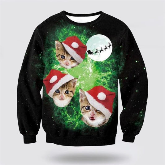 Cat Christmas Ugly Christmas Sweater For Men And Women, Best Gift For Christmas, Christmas Fashion Winter