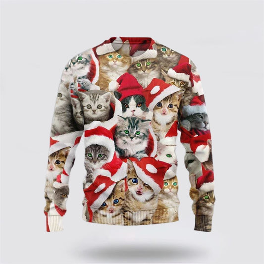 Cat Christmats Ugly Christmas Sweater For Men And Women, Best Gift For Christmas, Christmas Fashion Winter