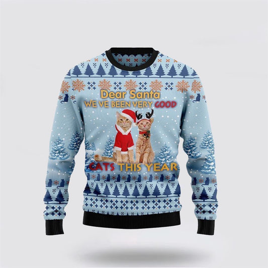 Cat Dear Santa Ugly Christmas Sweater For Men And Women, Best Gift For Christmas, Christmas Fashion Winter