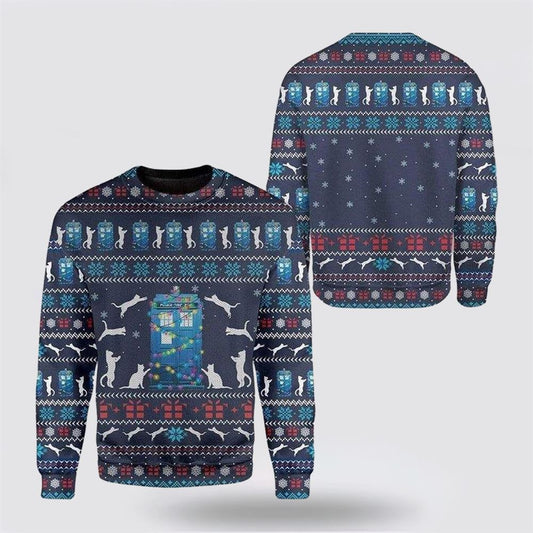 Cat Jumper Ugly Christmas Sweater For Men And Women, Best Gift For Christmas, Christmas Fashion Winter
