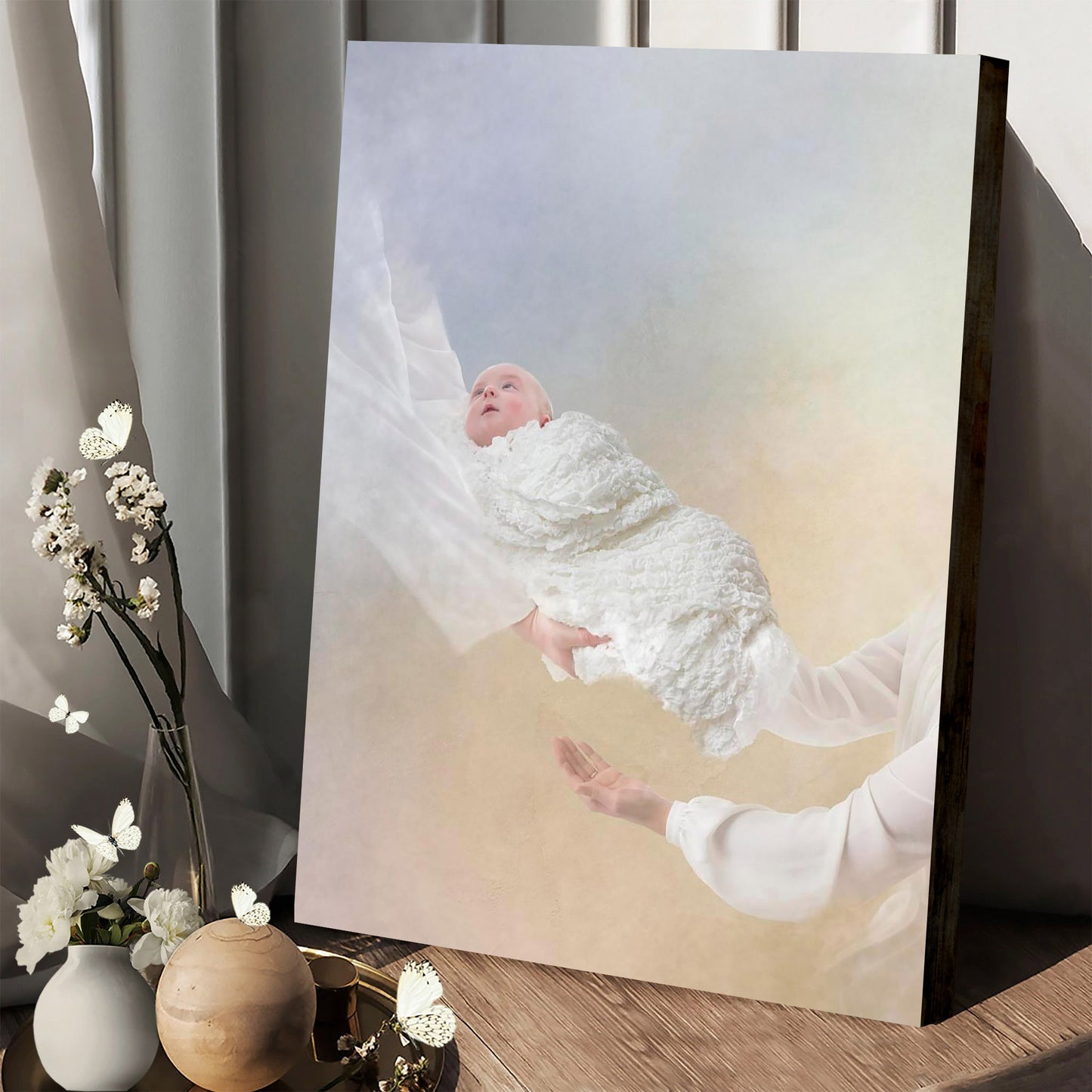 Celestial Exchange Canvas Wall Art - Gift For Mom