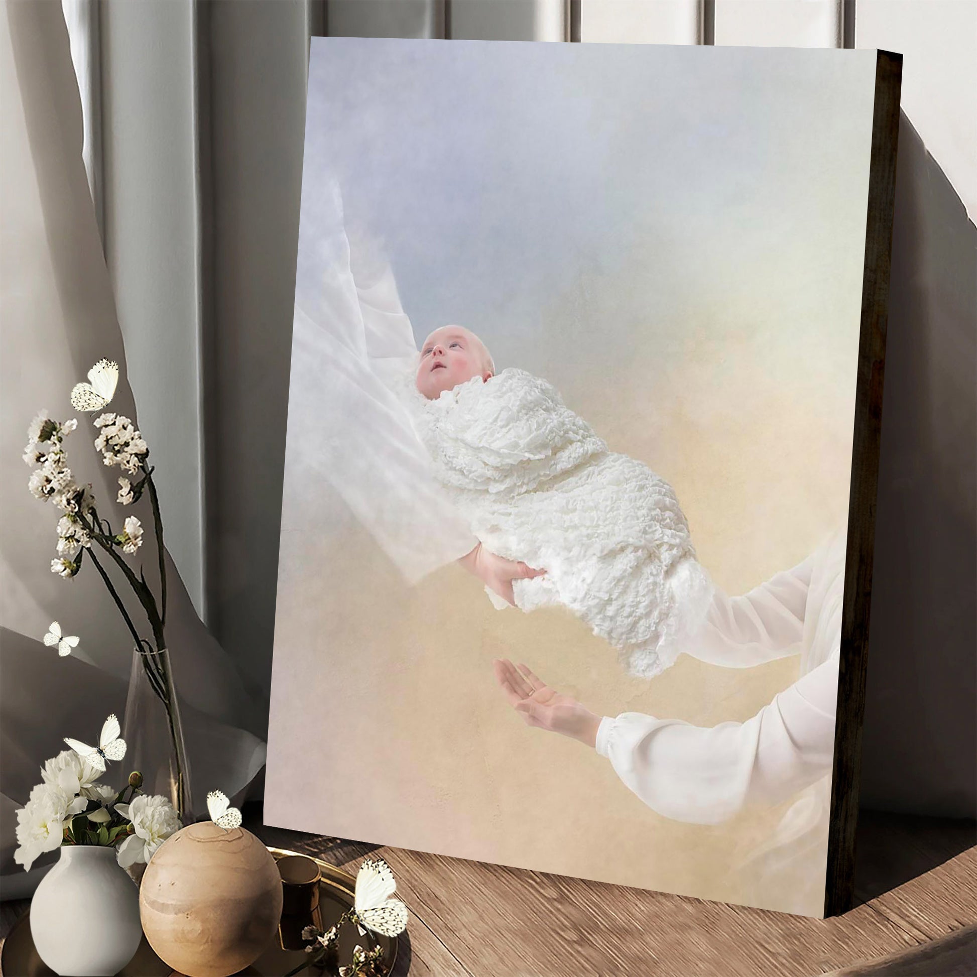 Celestial Exchange Canvas Wall Art - Gift For Mom