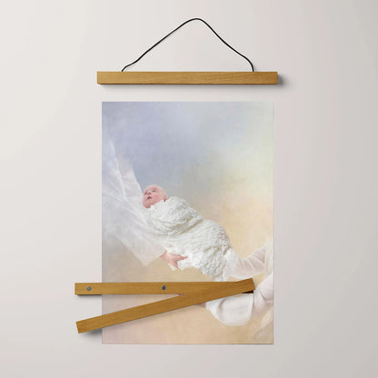 Celestial Exchange Hanging Canvas Wall Art - Gift For Mom - Religious Canvas