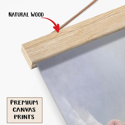 Celestial Exchange Hanging Canvas Wall Art - Gift For Mom - Religious Canvas