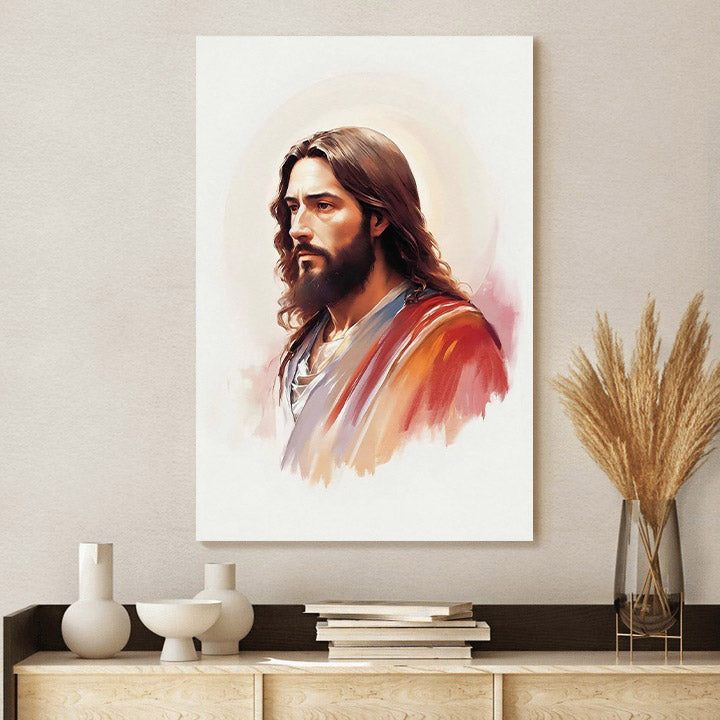 Champion Of Justice Unique One Of A Kind Painting Of Jesus - Canvas Pictures - Jesus Canvas Art - Christian Wall Art