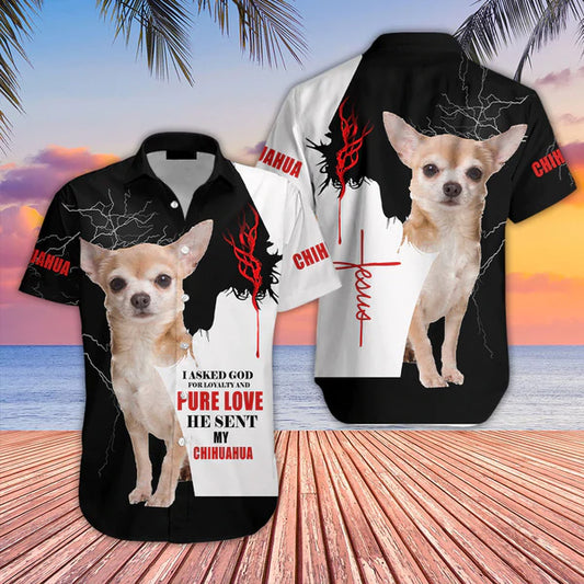 Chihuahua Dog Jesus Hawaiian Shirts For Men And Women