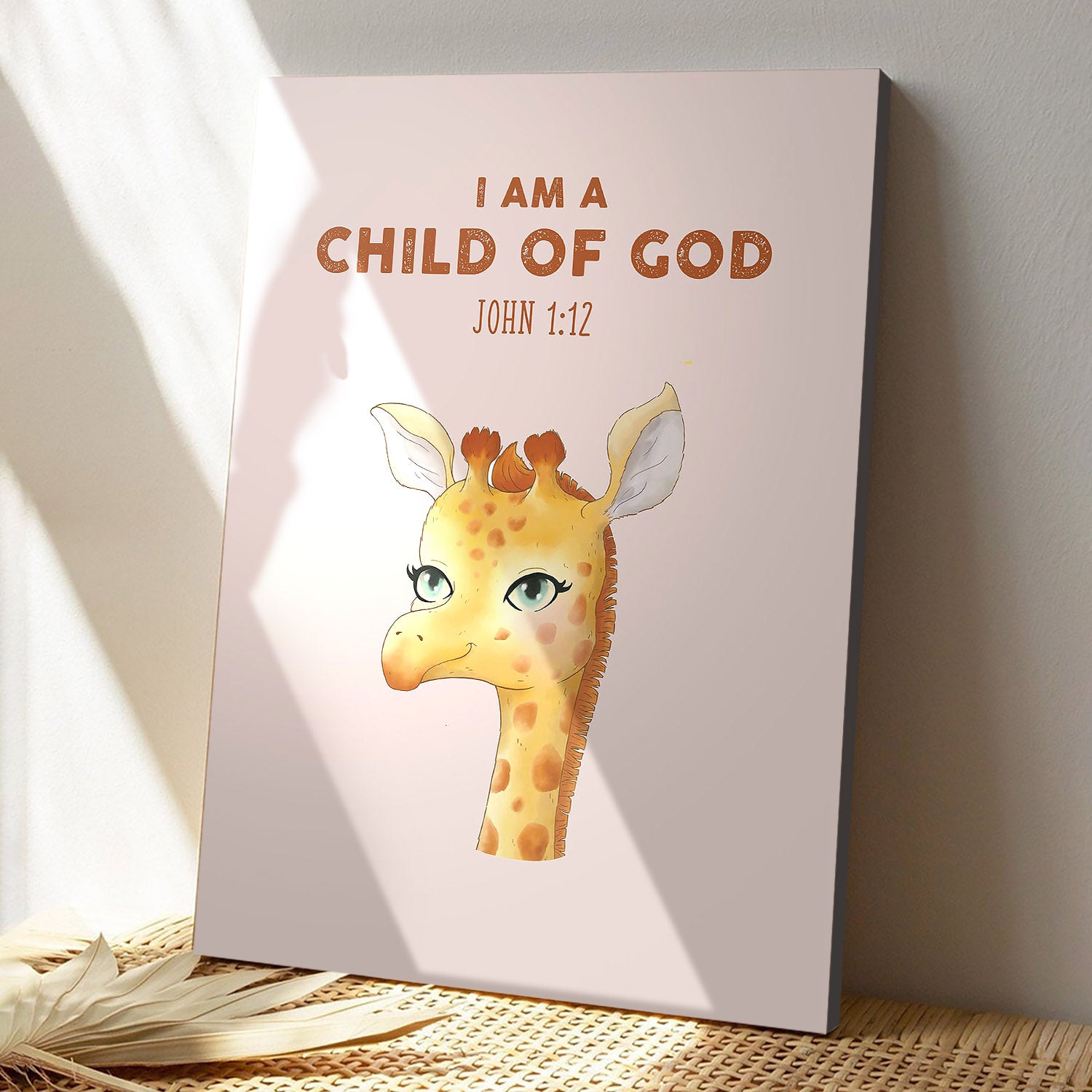 I Am A Child Of God - Deer - Christian Canvas Prints - Faith Canvas - Bible Verse Canvas - Ciaocustom