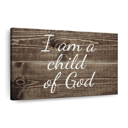 Child Of God Canvas Wall Art - Christian Canvas Wall Art - Religious Wall Art Canvas