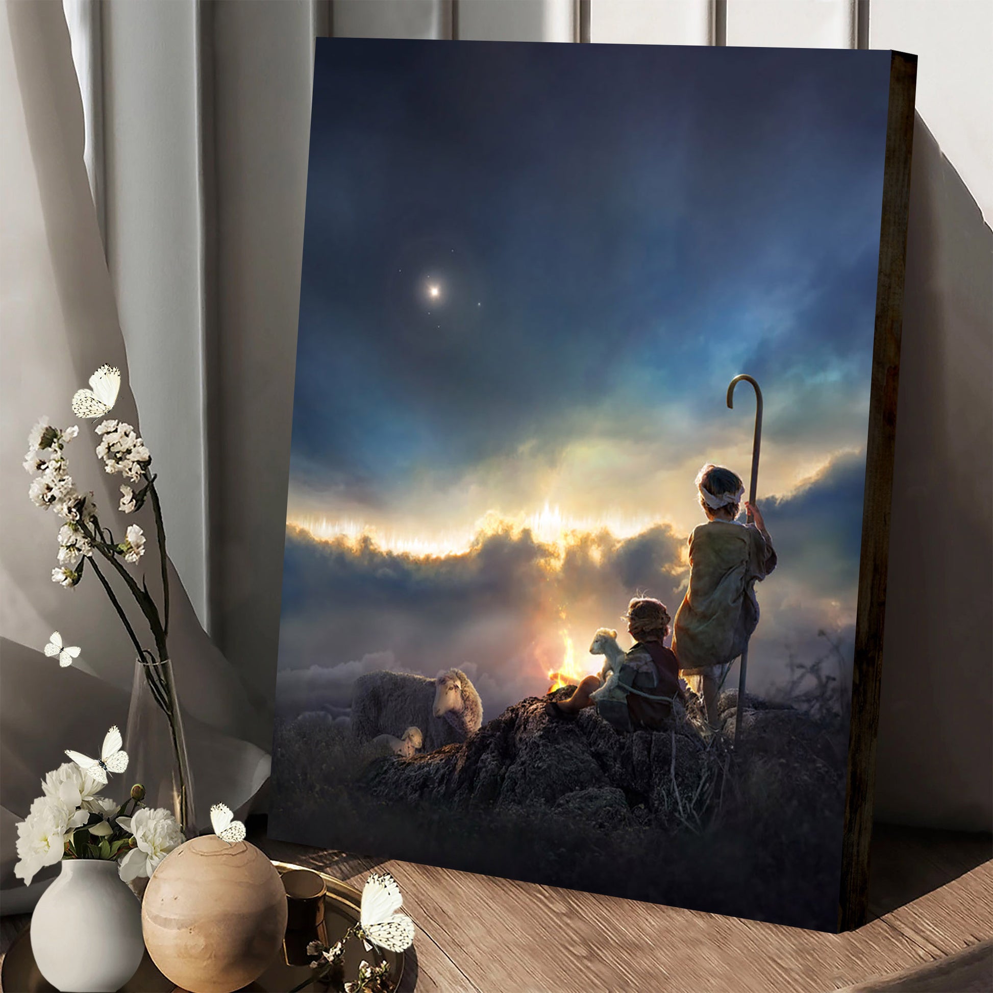 Choirs Of Heaven Canvas Wall Art - Jesus Canvas Pictures - Christian Canvas Wall Art