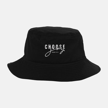 Choose Joy Faith-Based Christian Shirt Women Romans 15_13 Bucket Hat