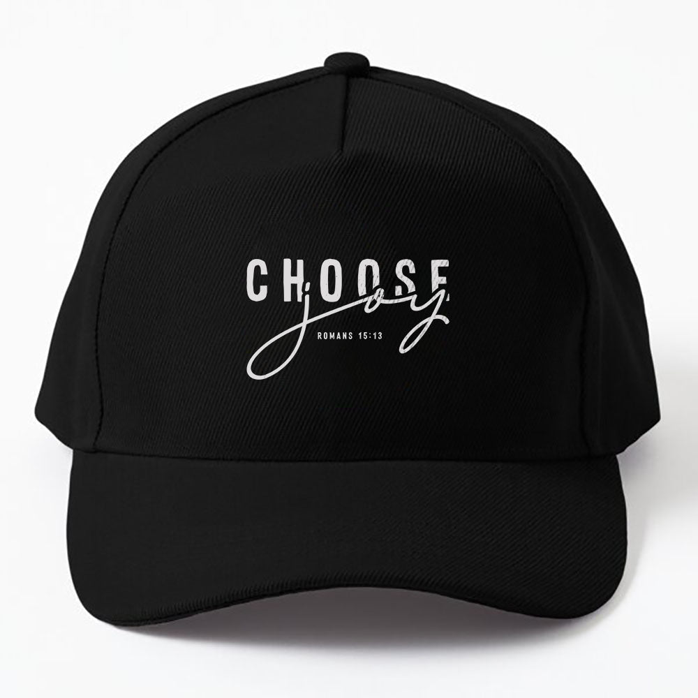 Choose Joy Faith-Based Christian Shirt Women Romans 15_13 Cap