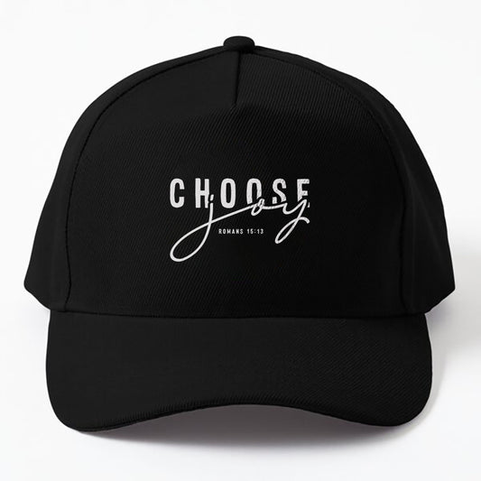 Choose Joy Faith-Based Christian Shirt Women Romans 15_13 Cap