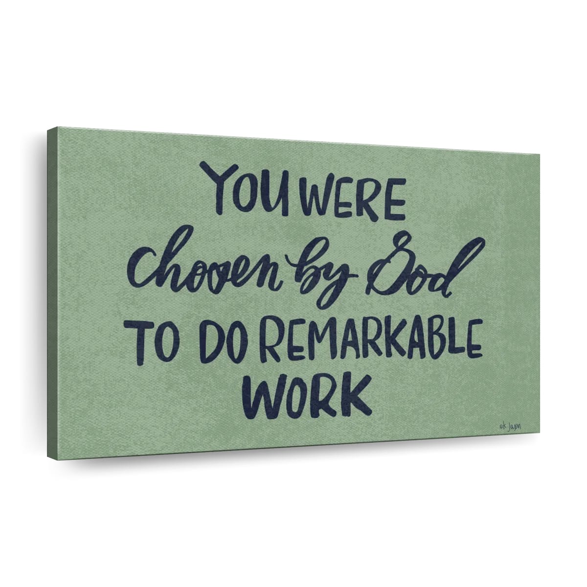 Chosen By God Canvas Wall Art - Christian Canvas Wall Art - Religious Wall Art Canvas