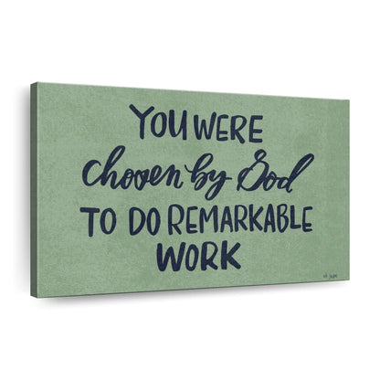 Chosen By God Canvas Wall Art - Christian Canvas Wall Art - Religious Wall Art Canvas
