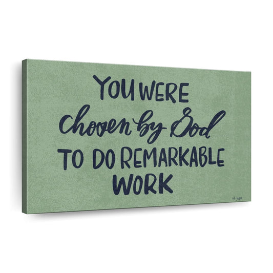 Chosen By God Canvas Wall Art - Christian Canvas Wall Art - Religious Wall Art Canvas