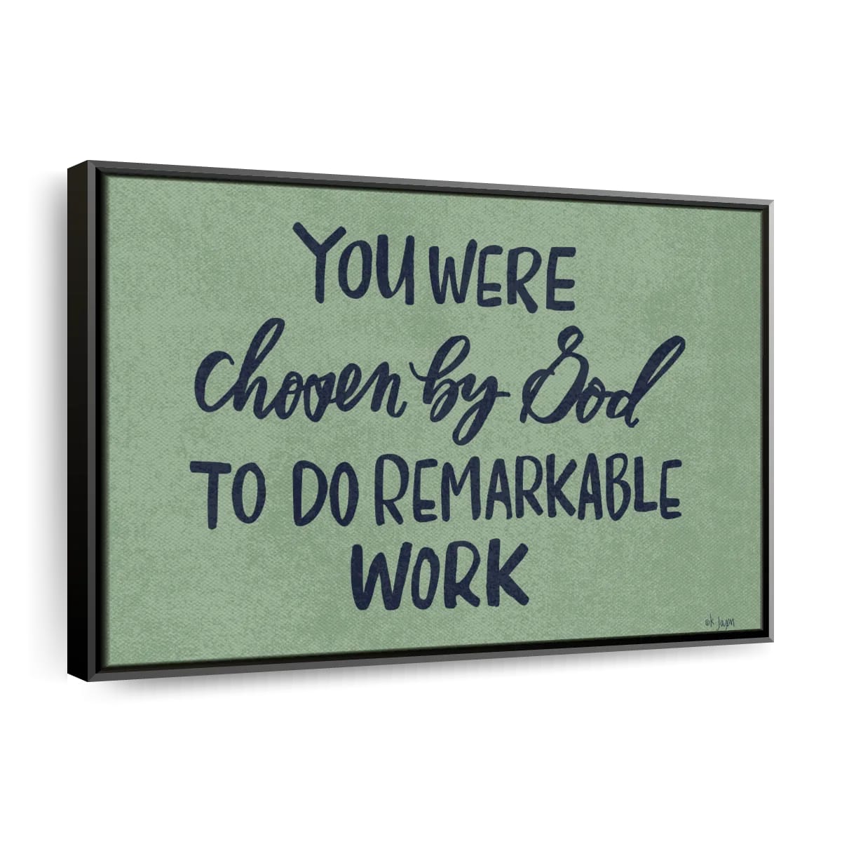 Chosen By God Canvas Wall Art - Christian Canvas Wall Art - Religious Wall Art Canvas